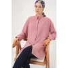 Uzun Gömlek Tunik 5945 - Pudra
