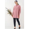 Uzun Gömlek Tunik 5945 - Pudra