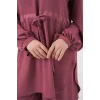 Uzun Tunik Pantolon İkili Takım 6719 - Gül Kurusu