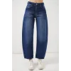Yüksek Bel Kot Pantolon 30081 - Lacivert