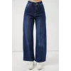 Yüksek Bel Kot Pantolon 30082 - Lacivert