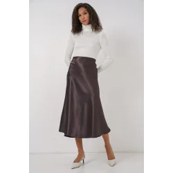 15806 Saten Etek - A.Kahve