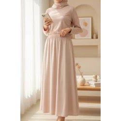 Araboy Jupon Astar Etek -Bej