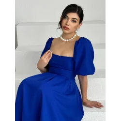 Benjamin Çan Etekli Midi Boy Elbise