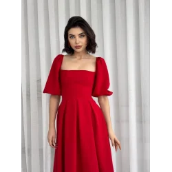 Benjamin Çan Etekli Midi Boy Elbise