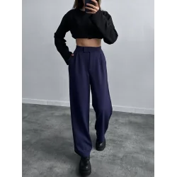 Cırtlı palazzo pantolon