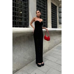 Eudora Ajurlu StraplezElbise 2771