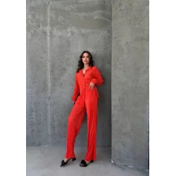 Gömlek Ve Pantalon Takım - Kırmızı