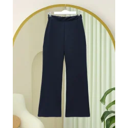 İthal Kumaş İspanyol Paça Pantolon   -Laci