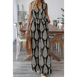 Kadın Desenli Dokuma Viskon Takım