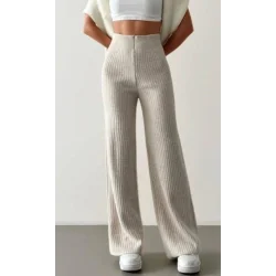 Kadın Kaşkorse Bol Paça Pantolon