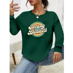 Kadın Uzun Kollu Bisiklet Yaka Viskon Iki Iplik Bluz