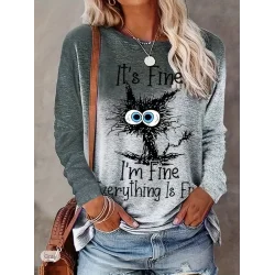 Kadın Uzun Kollu Bisiklet Yakalı Desenli Süprem Bluz