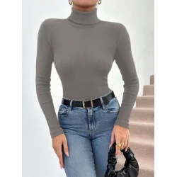 Kadın Uzun Kollu Boğazlı Kazak