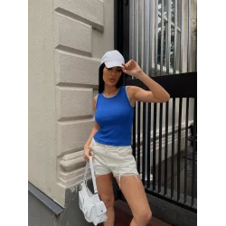 Kaşkorse kumaş bluz