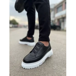 KB-703 Kuback Siyah Lastikli Günlük Erkek Ayakkabı