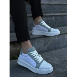 KB-X46 Kuback Beyaz Bebe Mavi Yüksek Beyaz Taban Günlük Spor Ayakkabı