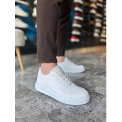 KB-X9 Kuback Beyaz Cilt Günlük Erkek Ayakkabı