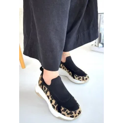 Kendy Leopar Süet Spor Ayakkabı