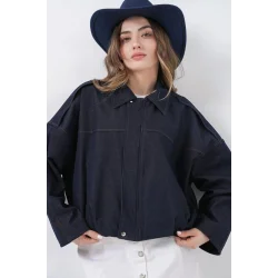 Kot Bomber Ceket 0737 - Lacivert