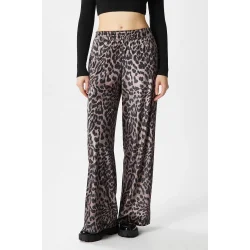 Leopar desen pantolon