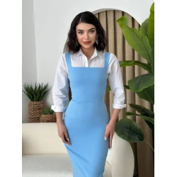 Martin Askılı Kalem Elbise