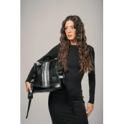 Pely Siyah Cilt Kol Ve Sırt Çantası