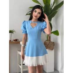 Safe Kalp Detaylı Elbise