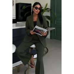 Sırt Dantel Detay Premium Takım Elbise 10031