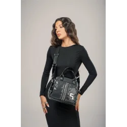 Tuka Siyah Cilt Kol Ve Omuz Çantası