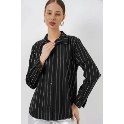 Varak Desenli Gömlek 20253 - A.Siyah