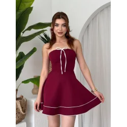 Yuna Straplez Elbise