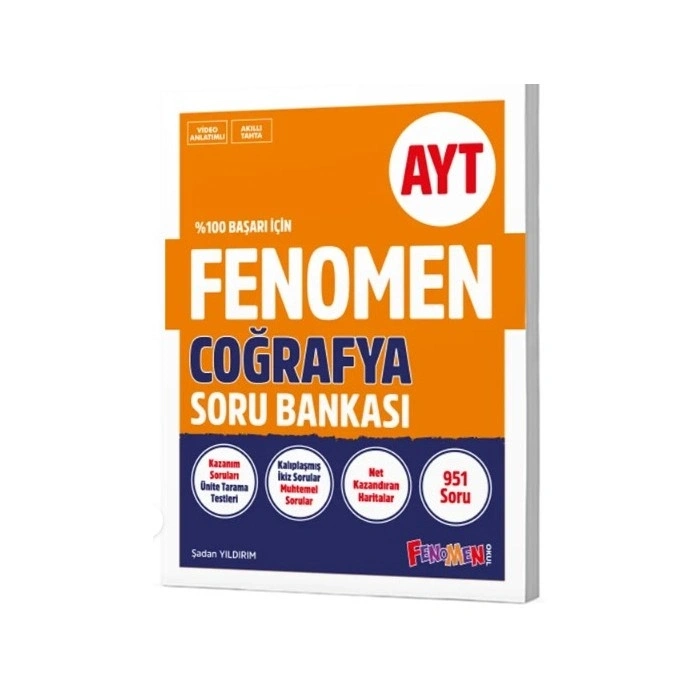 2025 Fenomen AYT Coğrafya Soru Bankası