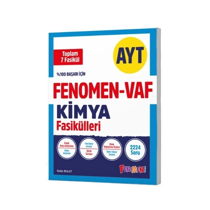 2025 Fenomen - VAF AYT Kimya Fasikülleri