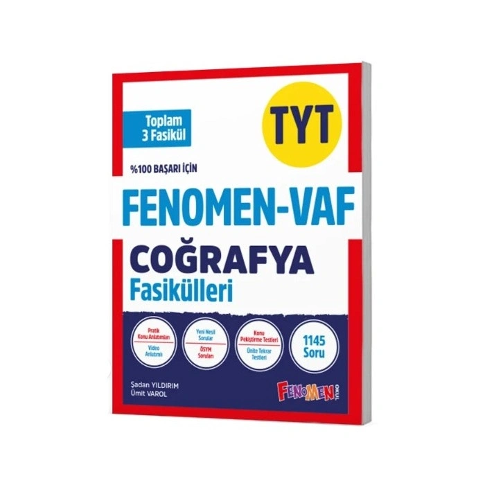 2025 Fenomen - VAF TYT Coğrafya Fasikül Seti