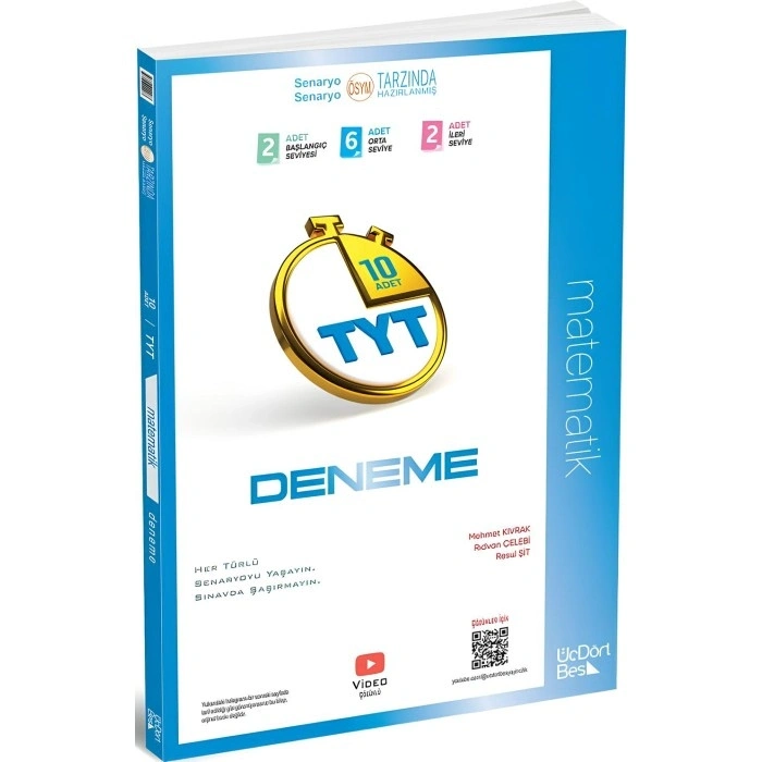 2026 TYT Matematik 10`lu Deneme ÜçDörtBeş Yayınları