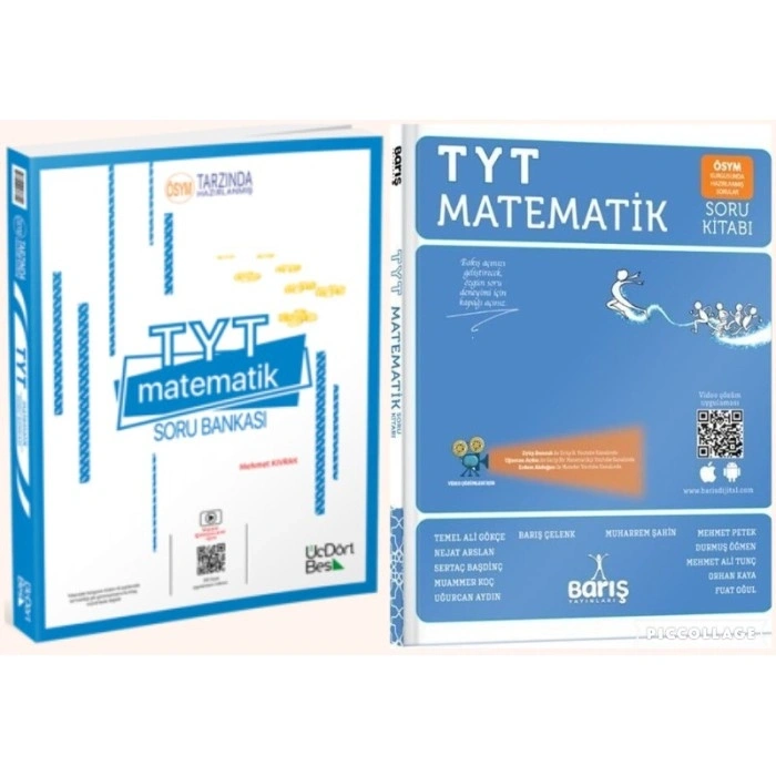 2026 TYT Matematik Soru Bankası / 345 Yayınları + Barış Çelenk Yayınları