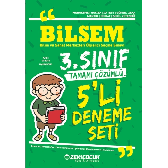 3. Sınıf Bilsem Tamamı Çözümlü 5li Deneme Seti