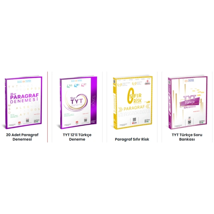 345 ÜçDörtBeş Yayınları TYT Türkçe Soru ve TYT Türkçe Deneme - 2026