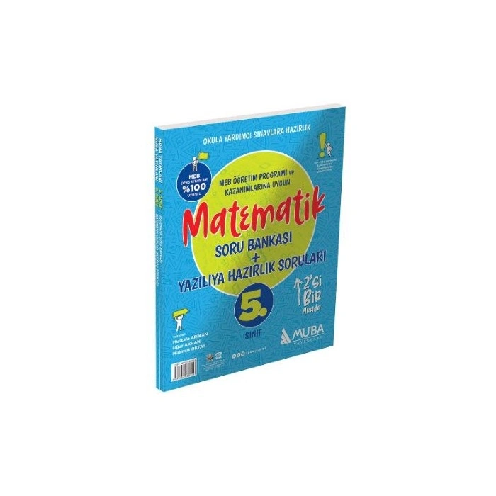5. Sınıf Matematik Soru Bankası + Yazılıya Hazırlık Soruları 2Si 1 Arada - MUBA