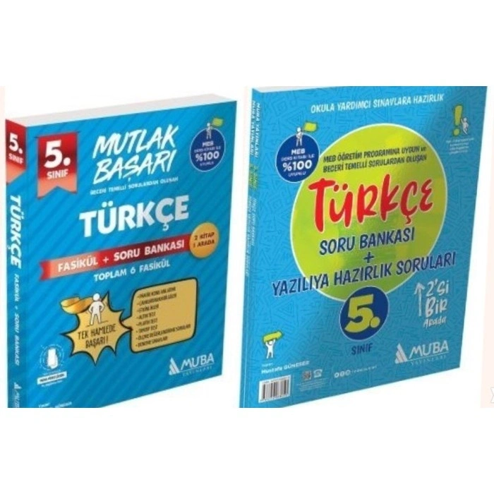 5. Sınıf Türkçe Fasikül + Soru & 5. Sınıf Türkçe Soru ve Yazılıya Hazırlık 2025