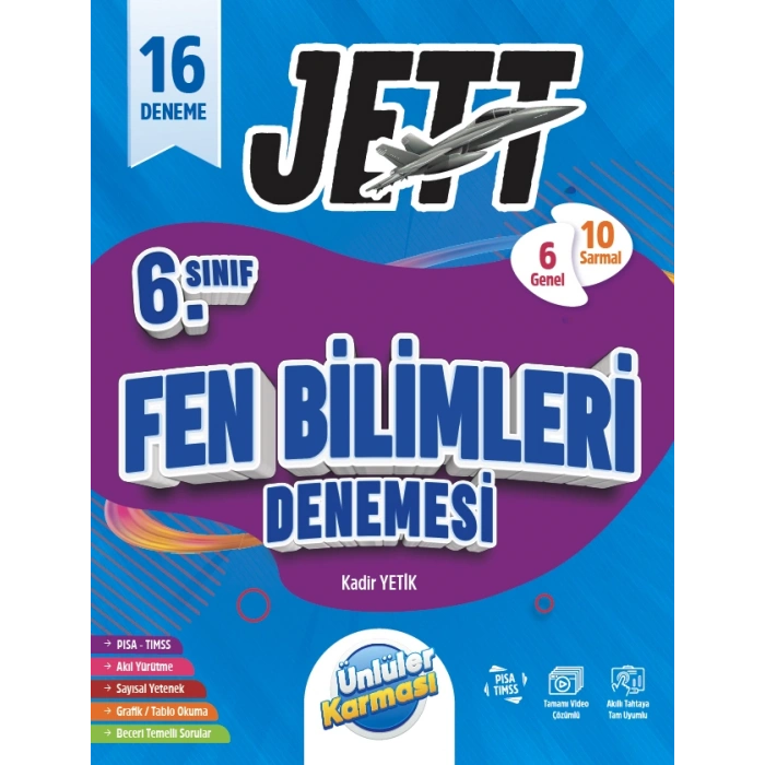 6. Sınıf Jett Fen Bilimleri 16 Deneme 2026-27