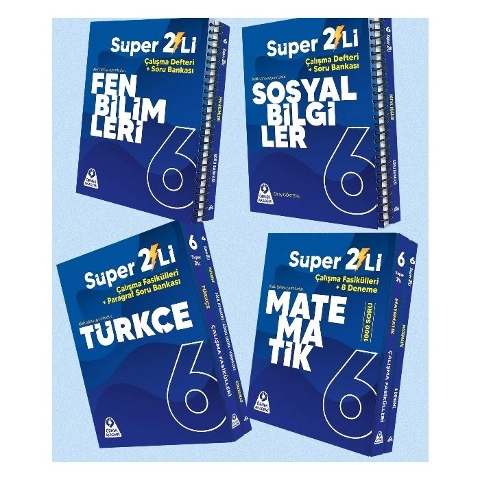 6. Sınıf Tüm Dersler Süper İkili Set - Örnek Akademi 2026