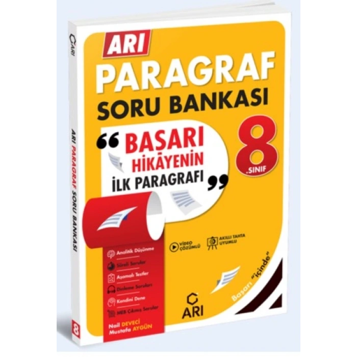 2026 Arı Yayıncılık 8. Sınıf Arı Paragraf Soru Bankası