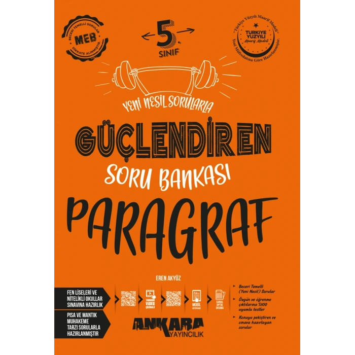 5. Sınıf Güçlendiren Paragraf Soru Bankası Ankara Yayınları