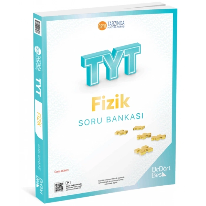2026 Model TYT Fizik Soru Bankası Üç Dört Beş Yayınları
