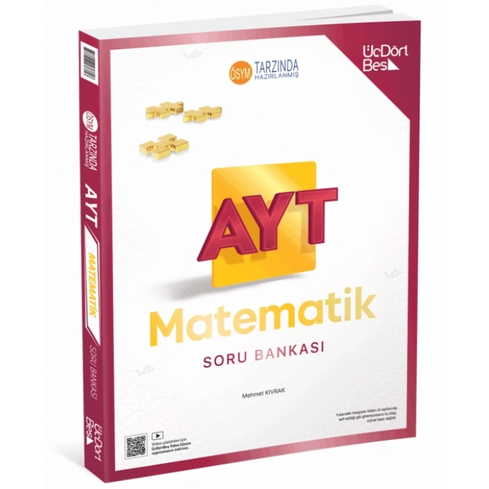 2026 | AYT Matematik Soru Bankası Üç Dört Beş Yayınları