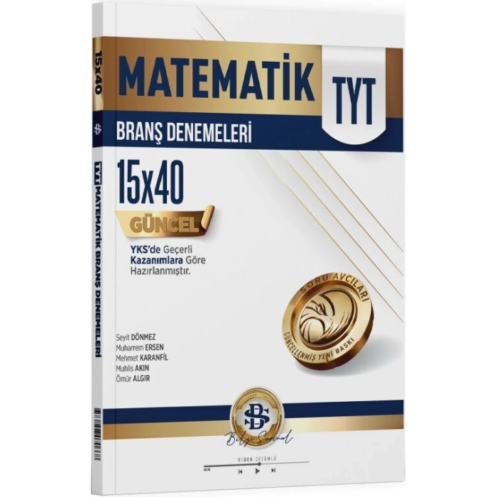 2026 Bilgi Sarmal Yayınları TYT Matematik 15 x 40 Branş Denemeleri