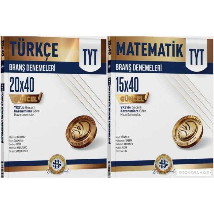 2026 Bilgi Sarmal TYT Matematik 15 li Branş Denemeleri + TYT Türkçe 20 li Deneme