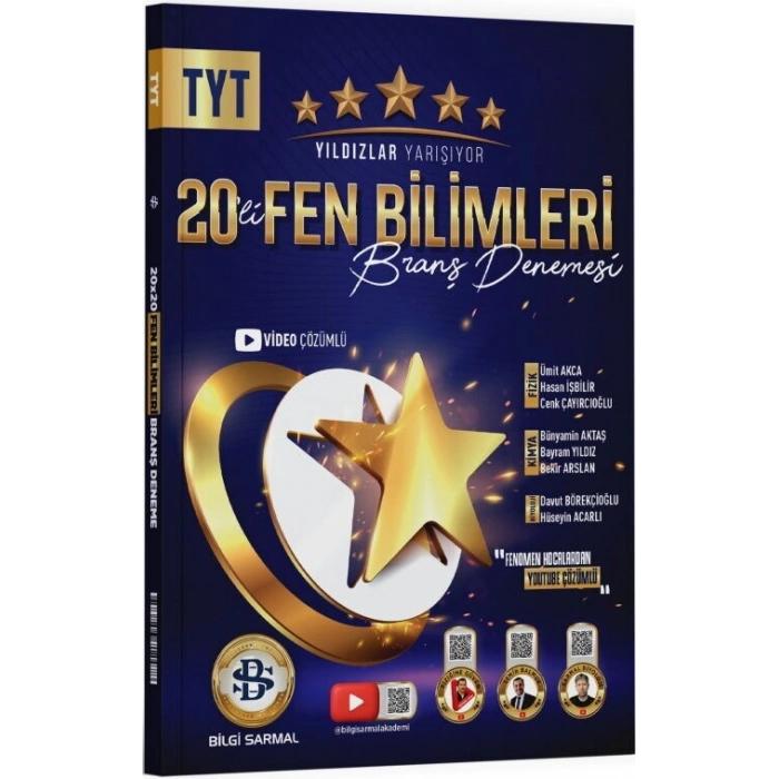 Bilgi Sarmal TYT Fen Bilimleri Yıldızlar Yarışıyor 25 li Branş Denemesi